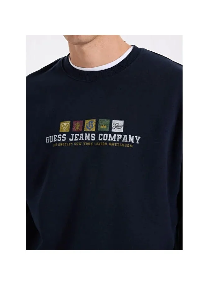 GUESS  Casual Crew Neck Sweatshirt for Men | Best Price UAE