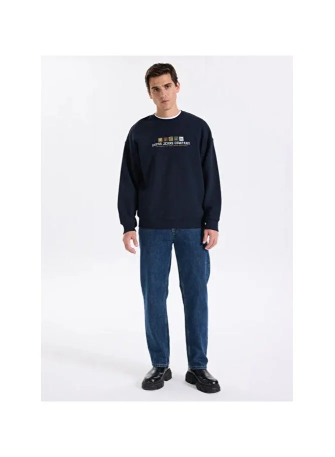GUESS  Casual Crew Neck Sweatshirt for Men | Best Price UAE