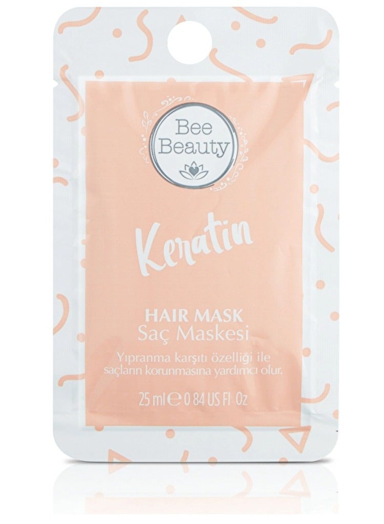 بي بيوتي قناع الشعر بالكيراتين من بي بيوتي 25 مل