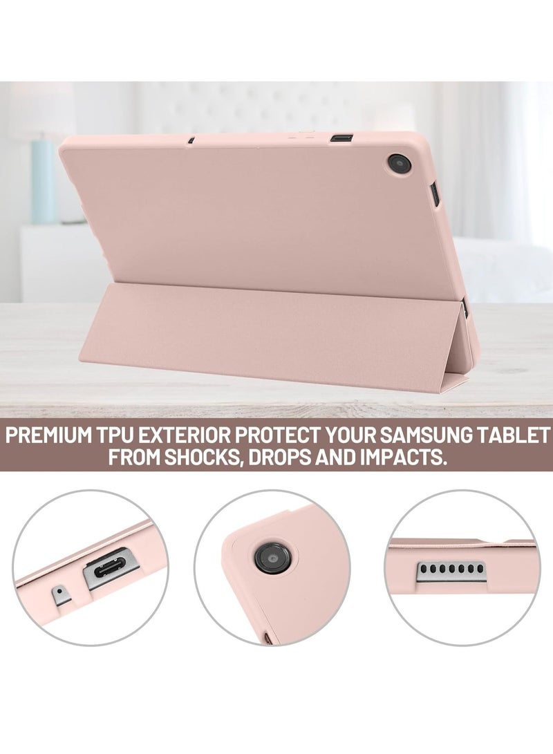JAJEEK Case for Samsung Galaxy Tab A9+ / A9 Plus 11 Inch 2023 – Thin Folio Stand Tablet Protective Case, Multi-Angle Viewing, Auto Wake/Sleep (Pink) - Image 5
