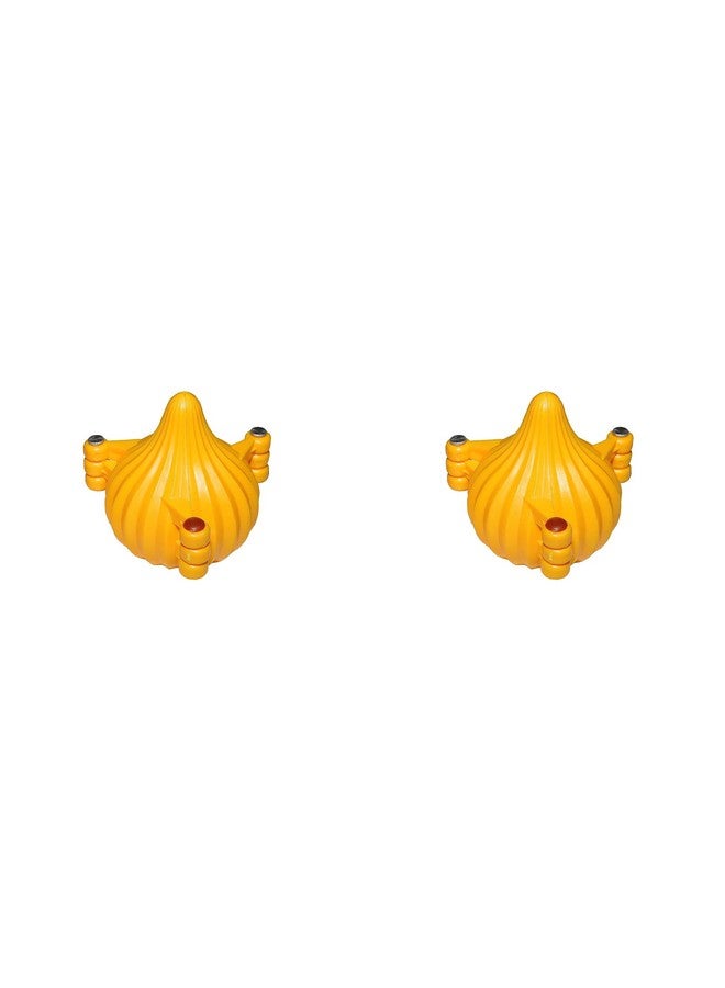 Garden Of Arts Garden Of Arts Bappa Special 3 Fold Modak Mold Small Size No 1 Set of 2 Pieces idle as Sancha Mould for modak ladoo peda Choclate Cake Muffin for Ganpati  - Image 1