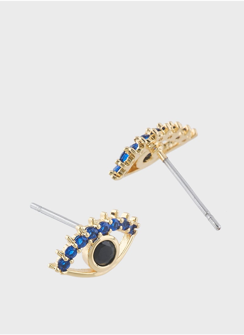 Ginger - Evil Eye Earrings - Image 1