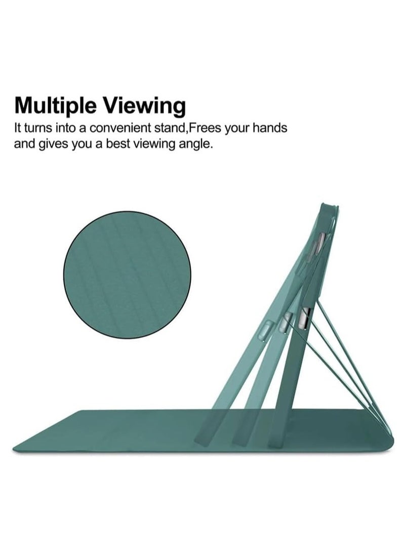 general Arabic and English Keyboard Case Compatible with Lenovo Idea Tab Pro 12.7 inch 2025 Leather Cover with Removable Wireless Trackpad Keyboard - Image 3