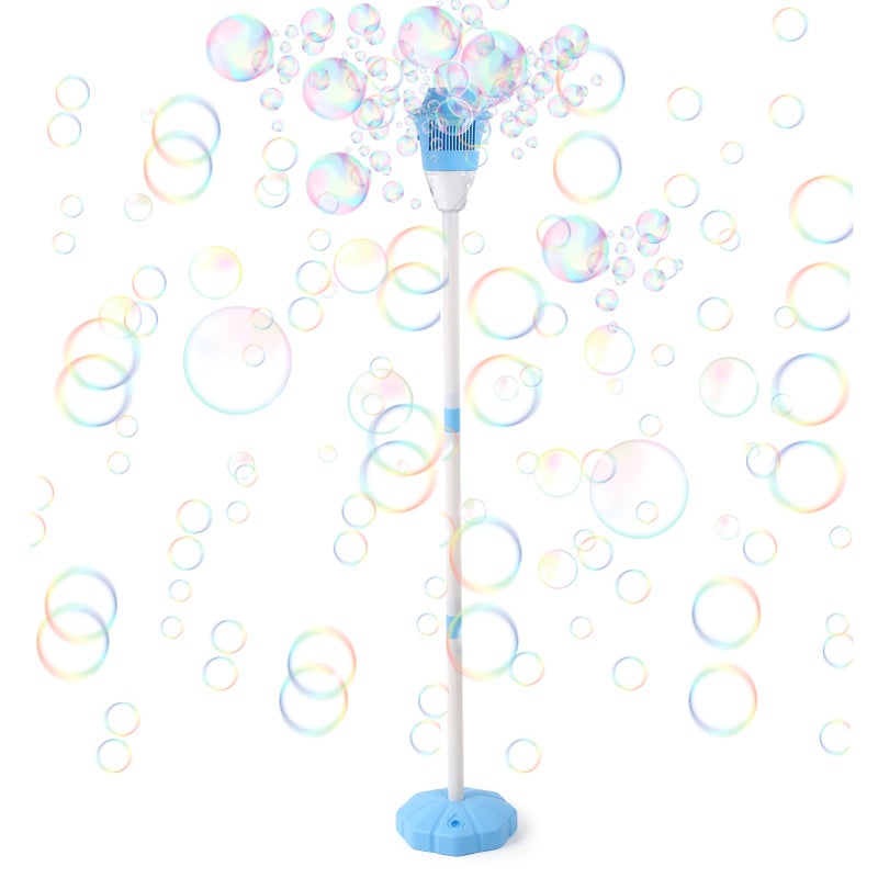 Palksky Bubble Machine with Lights for Outdoor Automatic Bubbles Blower Maker for Kids Toddlers Height 47 Inches Battery Bubbles Blower Machine for Wedding Birthday Party - Image 3