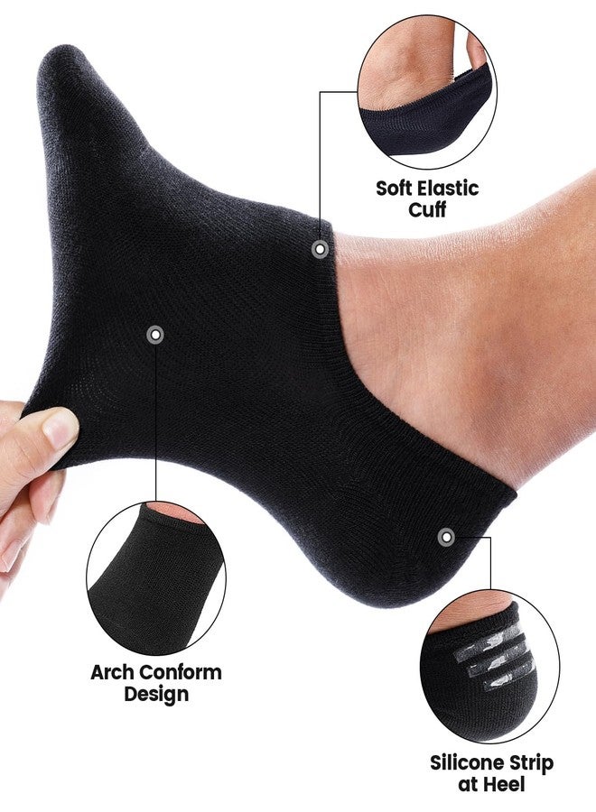 IDEGG جوارب IDEGG قصيرة غير ظاهرة للرجال، جوارب رياضية كاجوال للرجال، مزودة بقبضة مانعة للانزلاق. - Image 3