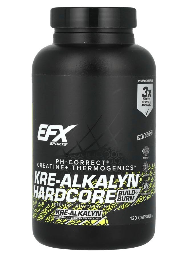 EFX SPORTS KreAlkalyn Hardcore 120 Capsules 