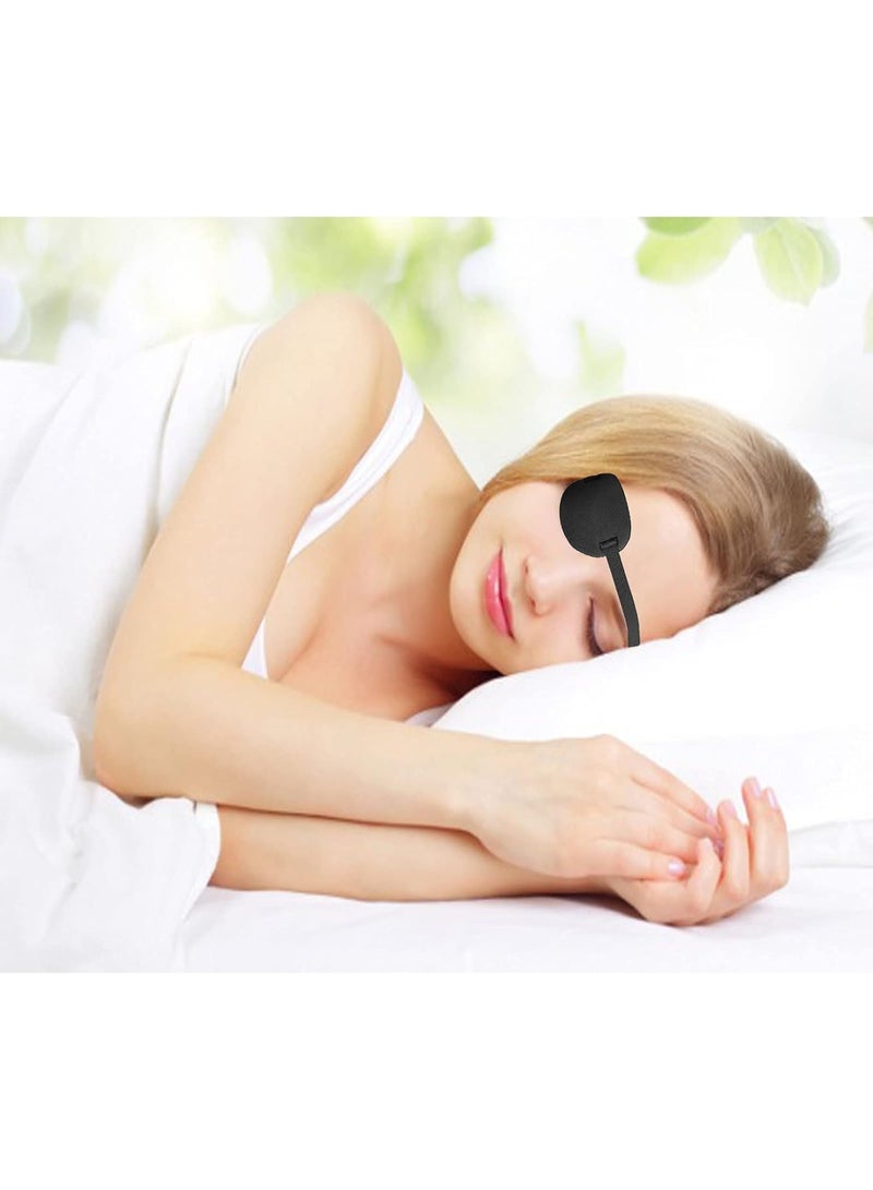 VIUAUAX Eye Patches for Adults and Kids,Lazy Eye Patch for Left or Right Eye,Soft and Adjustable,One Eye Cover for Pirate or Cosplay (Black) - Image 4