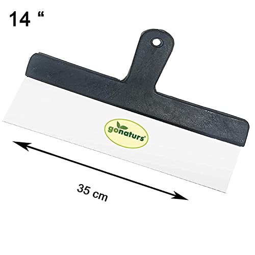 Gonaturs Steel Scrapper Set Putty Filler Plaster Drywall Decorate Flexible Tapping Putty/Paint Cleaning Filling tool/Scrapper for Home DIY Tools (Combo of (2 inches,3 Inches,4 Inches)) - Image 2