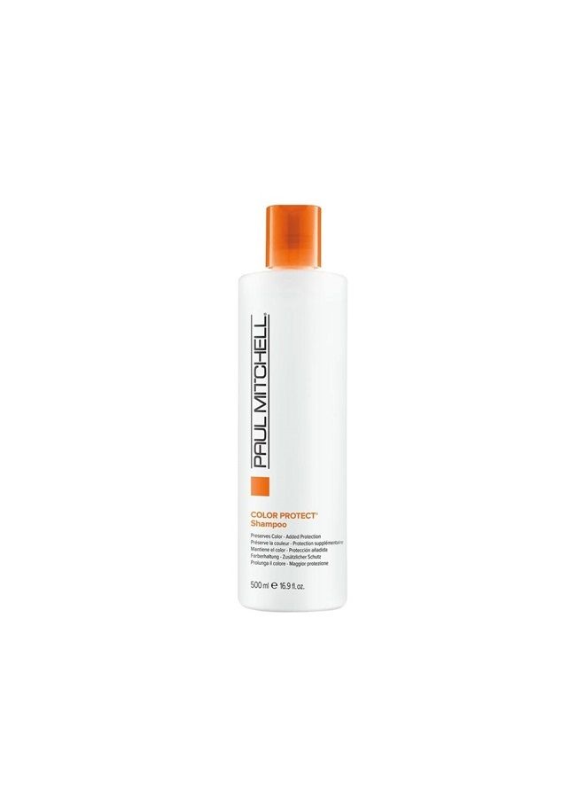Paul Mitchell Color Protect Shampoo, Adds Protection, For Color-Treated Hair, 16.9 fl. oz.