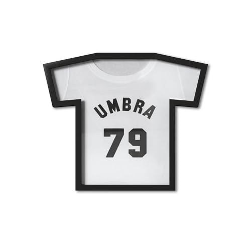 Umbra T-Frame T-Shirt Display Case - Picture Frame to Display Youth Sized T-Shirts (Small to Large), Black - Image 1
