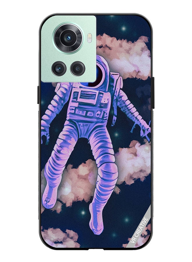 VR CREATIVE Protective Case Cover For OnePlus 10R Retro Style Vibrant Space Scene Design Multicolour - Image 1