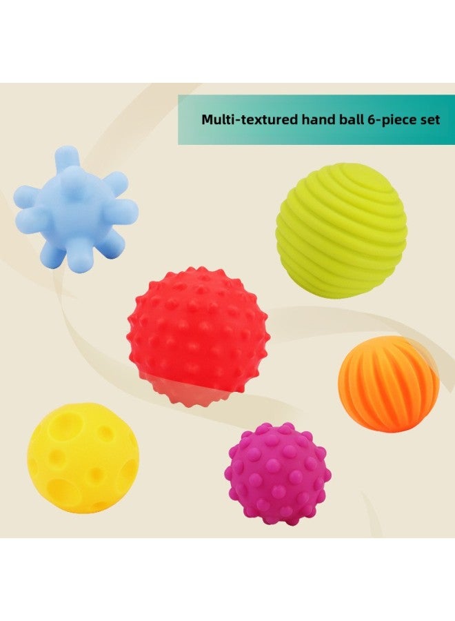 إسكدنيا لعبة كرة يد متعددة الملمس من بيبي تاتش، كرة مانهاتن بمقبض كرة تدليك، كرة مطاطية ناعمة، اللون: كرة تدريب مطاطية ناعمة، المواصفات: 1*36 - Image 3