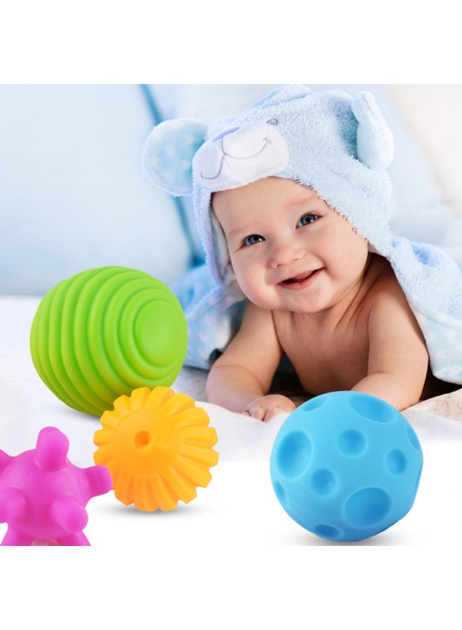 إسكدنيا لعبة كرة يد متعددة الملمس من بيبي تاتش، كرة مانهاتن بمقبض كرة تدليك، كرة مطاطية ناعمة، اللون: كرة تدريب مطاطية ناعمة، المواصفات: 1*36 - Image 1