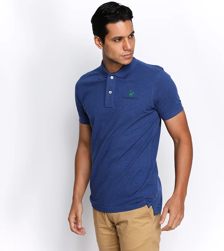 بيفرلي هيلز بولو كلوب تيشيرت بولو بيكيه بأكمام قصيرة