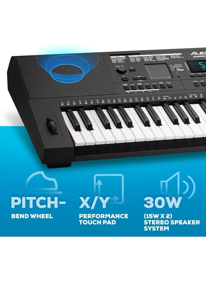 Alesis Harmony 61 Pro - 61 Key Keyboard Piano with Adjustable Touch Response and USB MIDI - Image 3