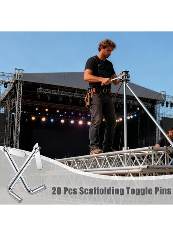 Heavy Duty Steel Locking Pin Rust Proof Detachable Scaffold Fasteners Easy Install - Image 4