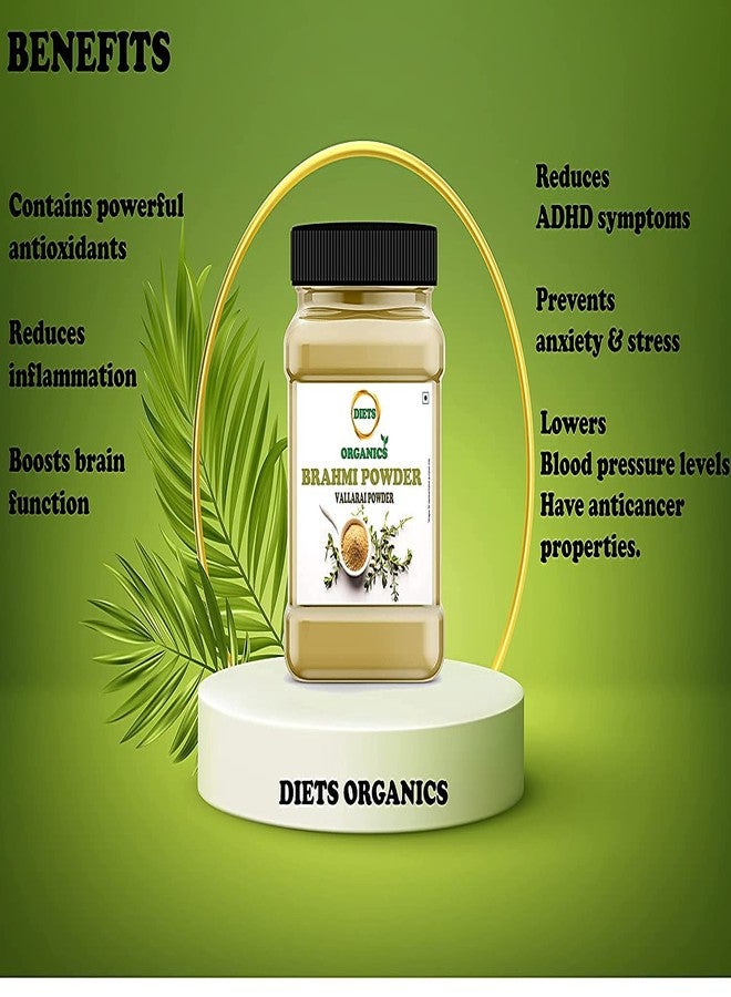 DIETS ORGANICS Brahmi powder for hair growth-200G - Image 5