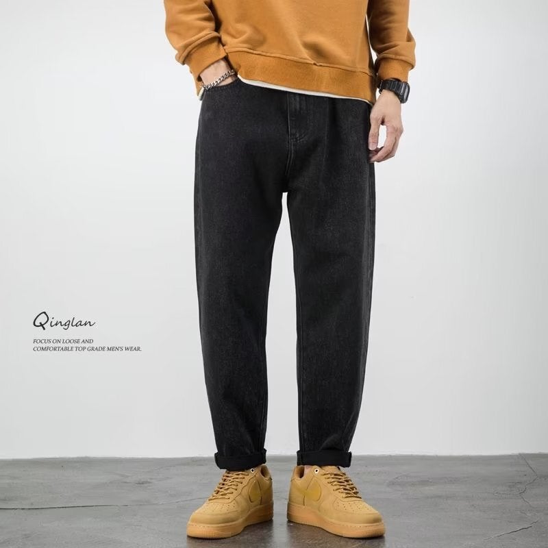 Unisex Casual Daily Denim Jeans - Image 2