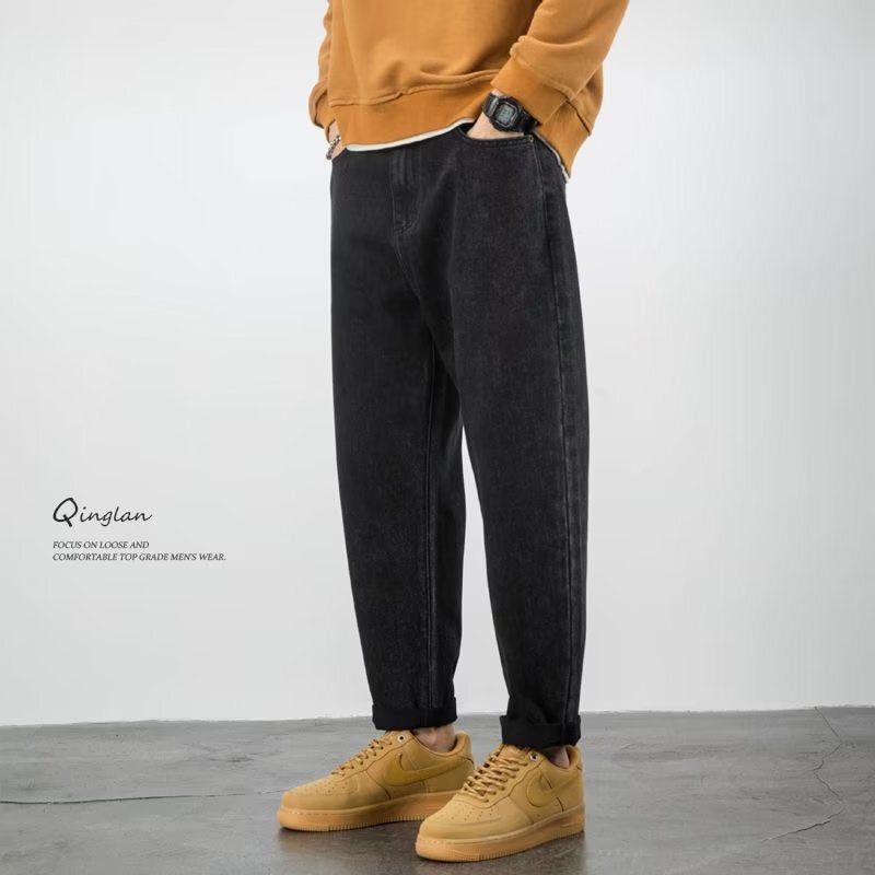 Unisex Casual Daily Denim Jeans - Image 1