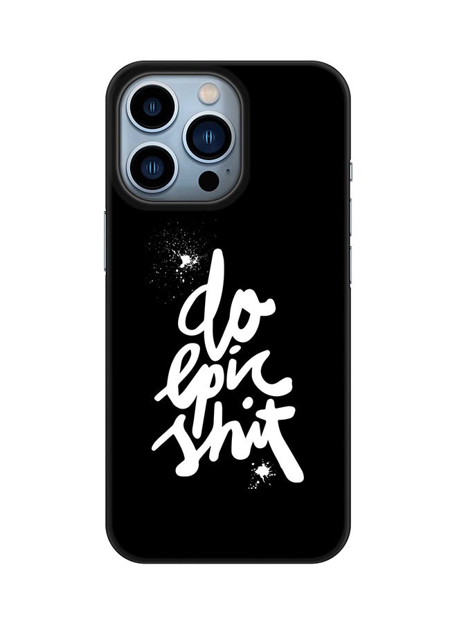 Stylizedd Case for Apple iPhone 14 Pro Slim Snap Classic Series Mobile Cover Hard PC Shield Matte Finish Print - Epic 