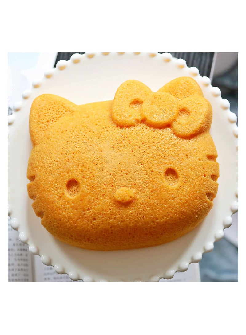 chefmade Hello Kitty Cake Pan 4 Inch Non Stick Silicone Cake Mold - Image 5