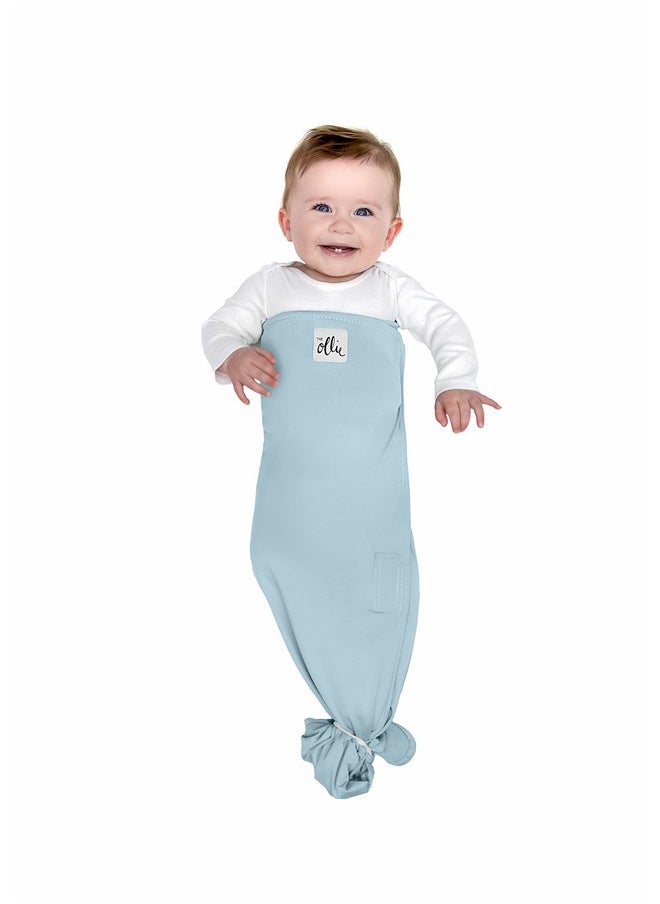The Ollie - Swaddle - Helps To Reduce The Moro (Startle) Reflex - Made From A Custom Designed Moisture-Wicking Material (Sky) - Image 1