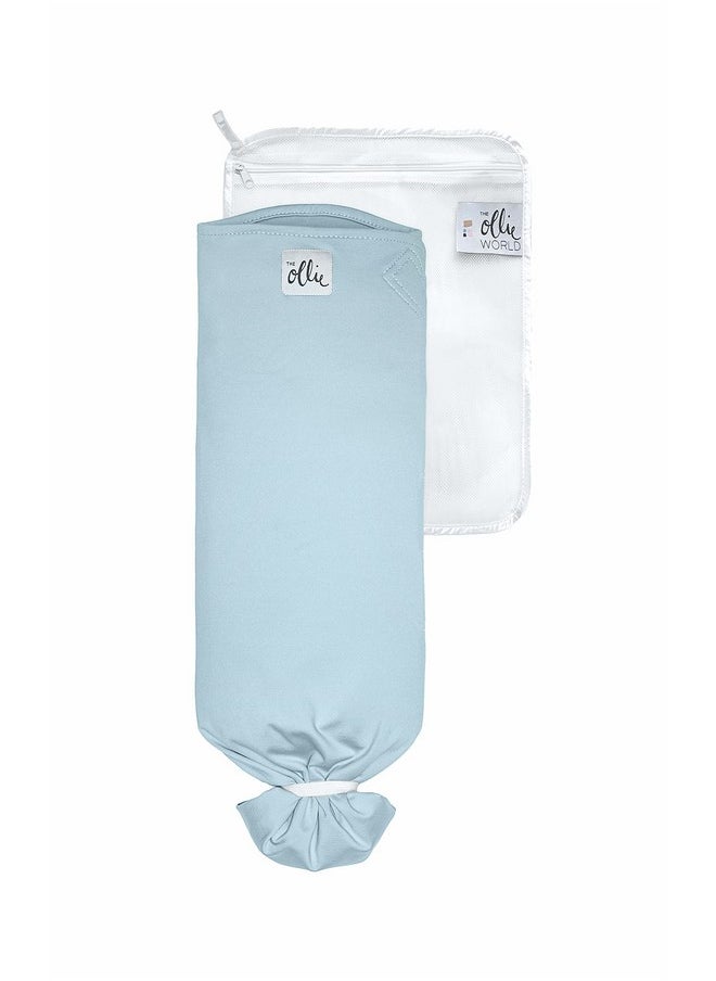 The Ollie - Swaddle - Helps To Reduce The Moro (Startle) Reflex - Made From A Custom Designed Moisture-Wicking Material (Sky) - Image 1