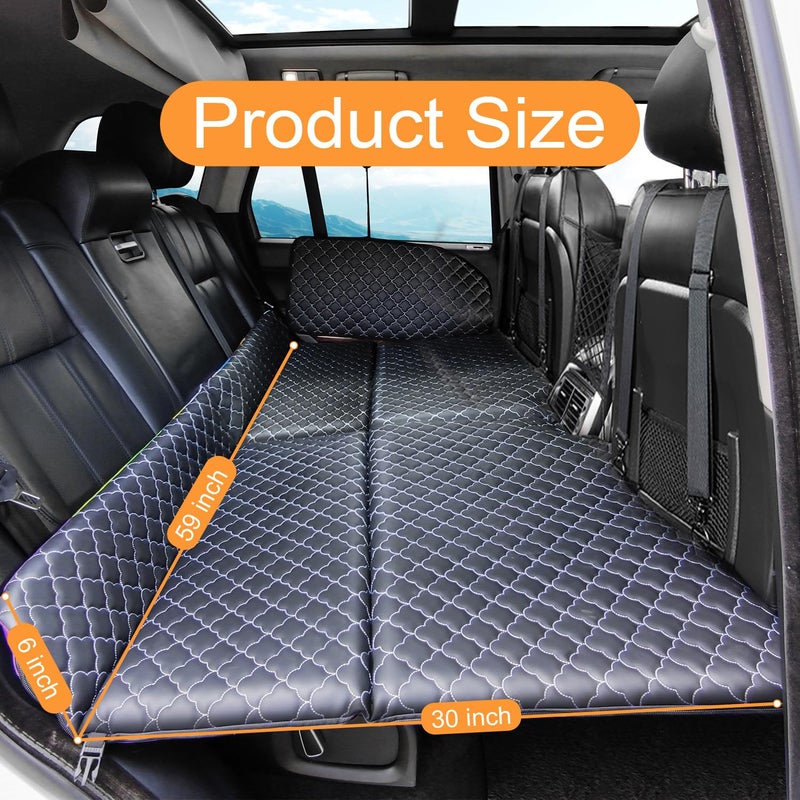 YASHINE Non Inflatable Truck Bed Air Mattress for Large Truck, Car Travel Camping Back Seat Extender for F150/RAM 1500/Silverado/Ranger/GMC/Tundra/Tacoma - Image 2
