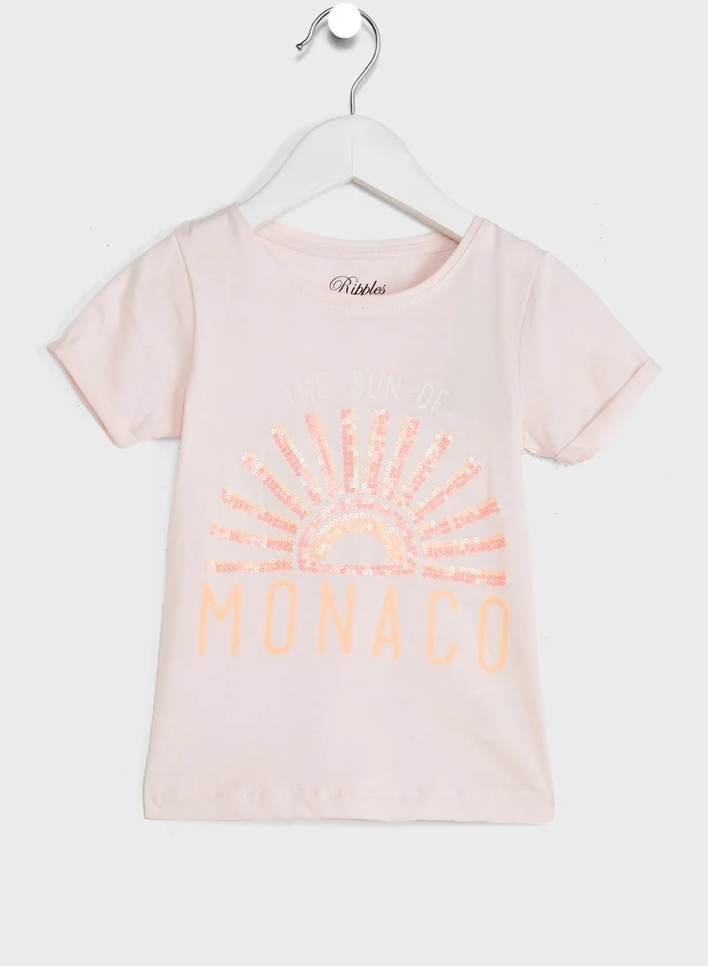 Ripples Sequinned T-Shirt