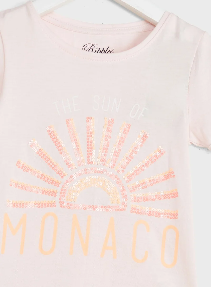 Ripples Sequinned T-Shirt