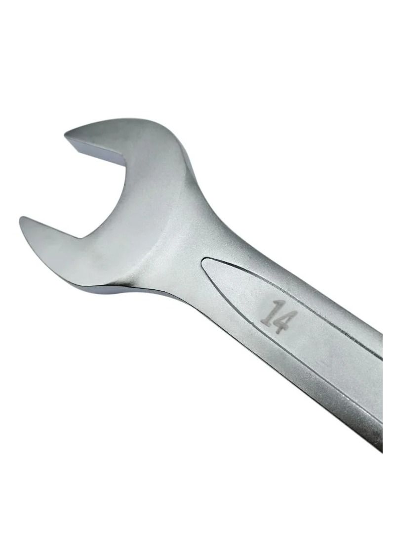 TOTAL 14 Size Double Side Spanner Combination Ring Open End Spanner Chrome Vanadium 1 Pcs TCSPA141 - Image 4