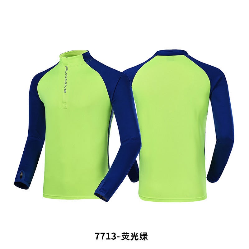 Velvet Children'S Sports Training Clothes Printed Men'S And Women'S New Warm Long-Sleeved Jackets Football Appearance Clothes - Image 1