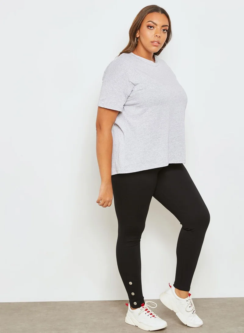 EVANS Essential Stud Detail Leggings