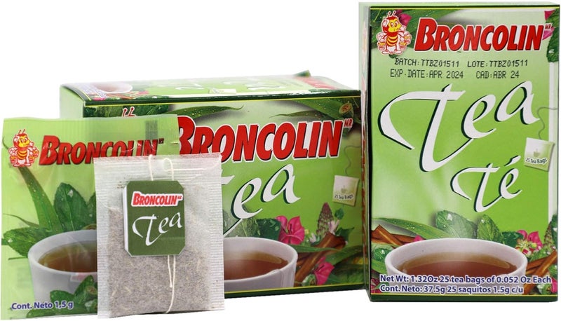 Broncolin Herbal Tea with Honey and Plant Extracts - Image 3