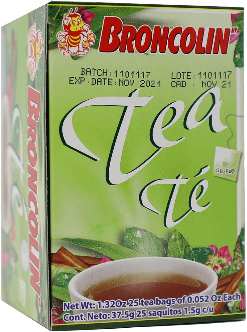Broncolin Herbal Tea with Honey and Plant Extracts - Image 2