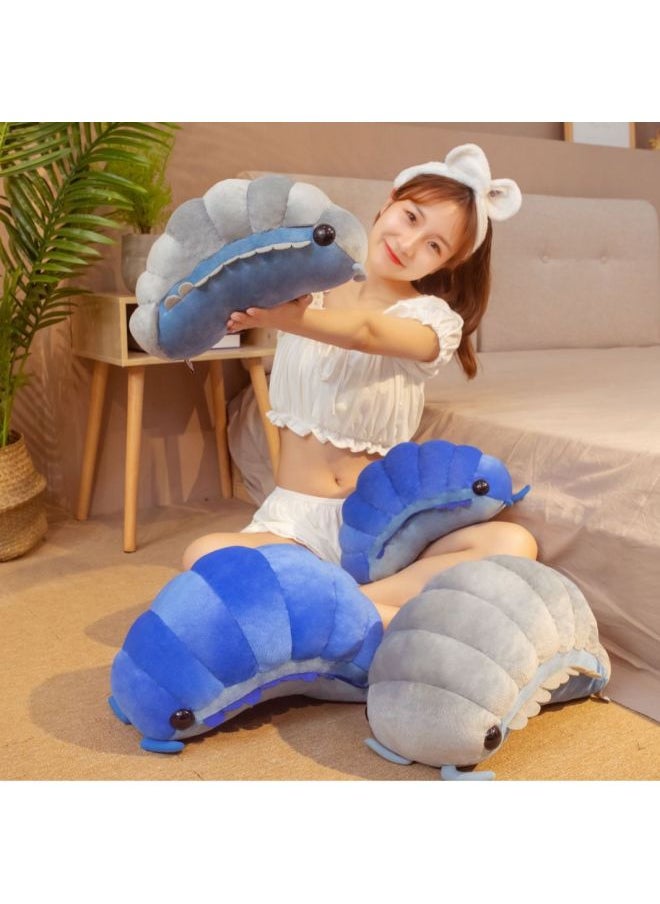 Creative Insects Fur Bugs Doll Plush Toys Watermelon Trendy Bugs Bugs Pillow Cloth Doll-Specifications:gray Bug-Color:40cm Bugs Backpack