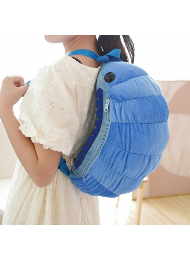 Creative Insects Fur Bugs Doll Plush Toys Watermelon Trendy Bugs Bugs Pillow Cloth Doll-Specifications:gray Bug-Color:40cm Bugs Backpack