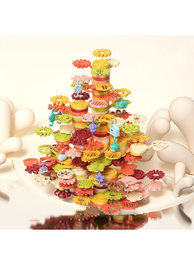 هالامودو 152PCS نابعة من । الأطفال في المجموعة التوازن شجرة وشجيرة حالك لطيف المكدس । التفاعل الأبوة STEM لعبة । الحركية الدقيقة الممارسة । التنسيق ShouYan والتوازن التدريب । لمواد ألف ملائمة للبيئة، ناعمة خالية من الخلل । في حجم بعدم تختنق تصميم । الملحقات । ملونة وتتضمن أشكالا اللعبة । । صناديق التخزين على تطوير النكسات تحمل - Image 4