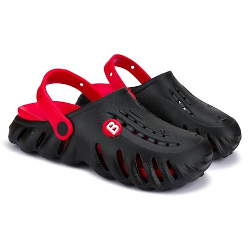 BERSACHE Comfortable Stylish Fashionable Clogs for Men (Red) - Image 1