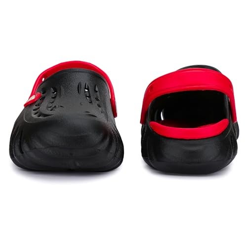 BERSACHE Comfortable Stylish Fashionable Clogs for Men (Red) - Image 4