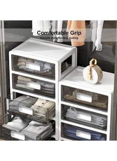 RATSAW Plastic Drawer Cabinet, Plastic Storage Bins with Lids, Waterproof Drawer Containers for Toys Clothes Storage Organizer in Bedroom Bathroom Kitchen Multi-Purpose Storage Containers for Home and Office 5 Layers  - Image 5