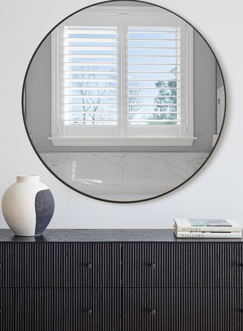 لوفت أليس، مرآة، دائرية، D110XP0.8CMS، زجاج، أسود-195233A - Image 5