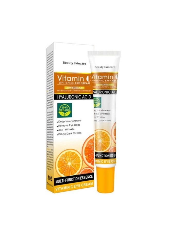 Disaar Beauty Eye Whitening Cream Anti Wrinkle Ageing Vitamin С Organic Multicolor 25ml 
