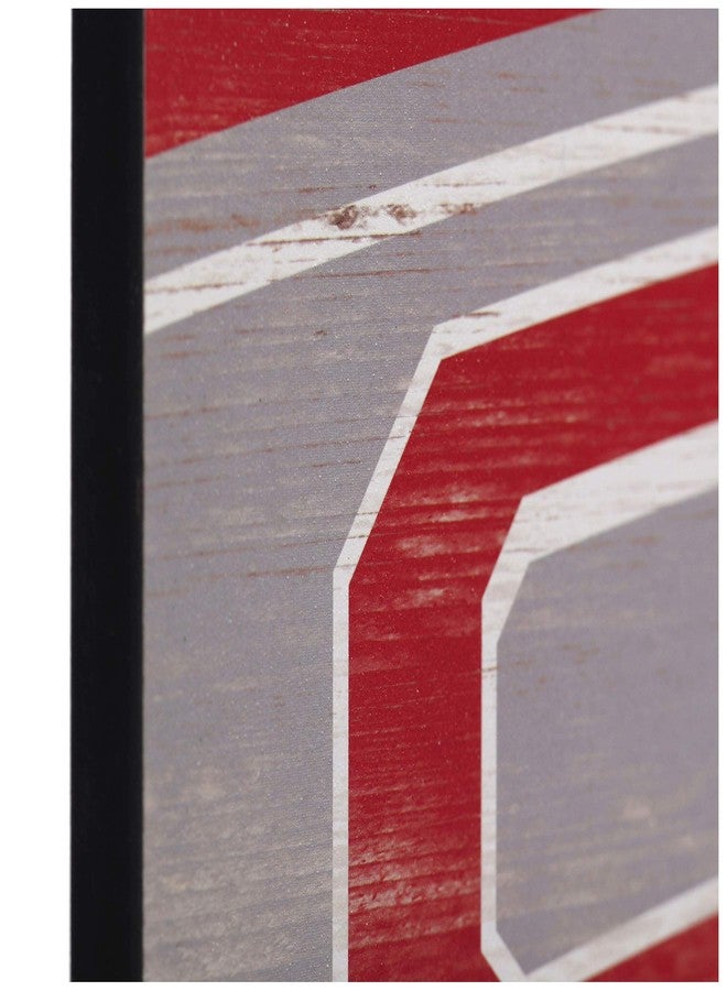 Open Road Brands Ohio State University Wood Wall Decor - Large Ohio State Buckeyes Wall Art for Man Cave or Dorm Room - Image 4
