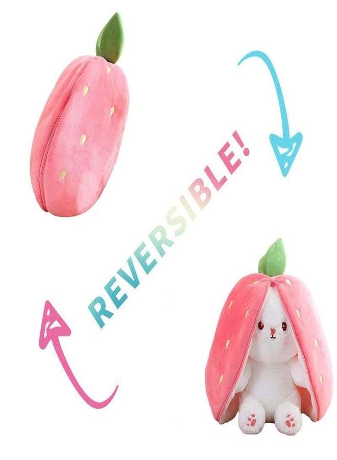 Future Shop Reversible Bunny,Cute Rabbit Sofa Pillow, Easter Bunny Stuffed Animal Cute Rabbit Plushie Birthday Gift for Kids 25cm. - Image 5