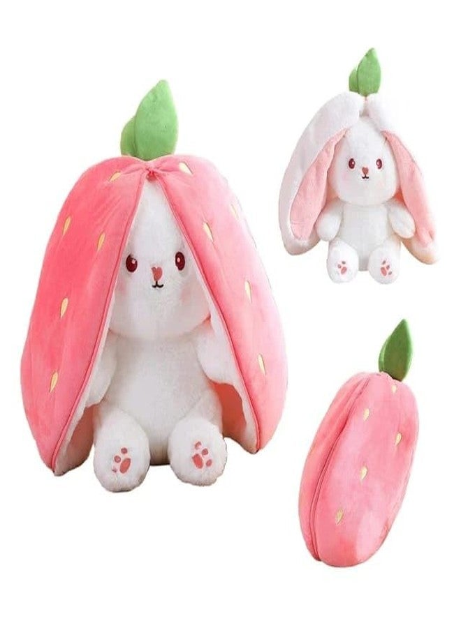 Future Shop Reversible Bunny,Cute Rabbit Sofa Pillow, Easter Bunny Stuffed Animal Cute Rabbit Plushie Birthday Gift for Kids 25cm. - Image 2