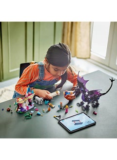 LEGO مجموعة ألعاب بناء تنين ماليفيسنت من ديزني للأولاد والبنات، فكرة هدية ممتعة للفتيات والفتيان الذين تتراوح أعمارهم بين 7 سنوات وأكثر والذين يحبون أورا (583 قطعة) 43240  - Image 4