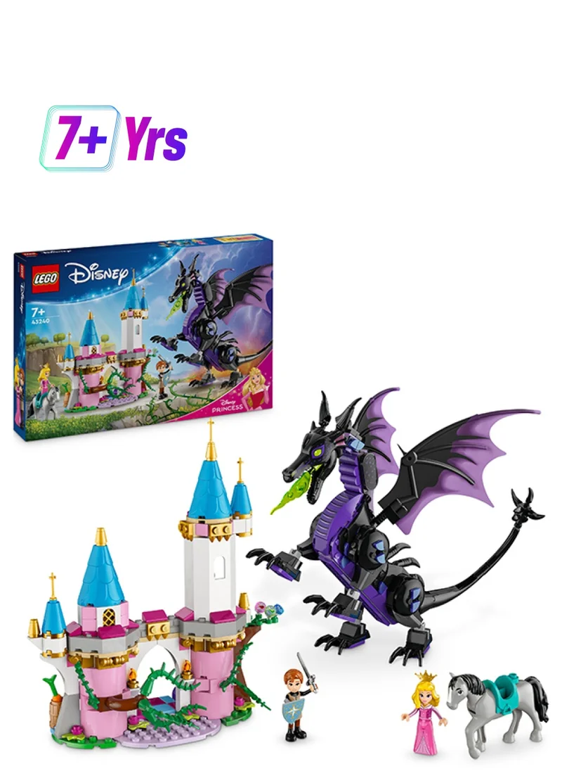 ليغو Disney Princess Maleficent’S Dragon Form Building Toy Set For Kids And Sleeping Beauty Fans, Fun Gift Idea For Girls And Boys Aged 7 Plus Who Love Aurora (583 Pieces) 43240