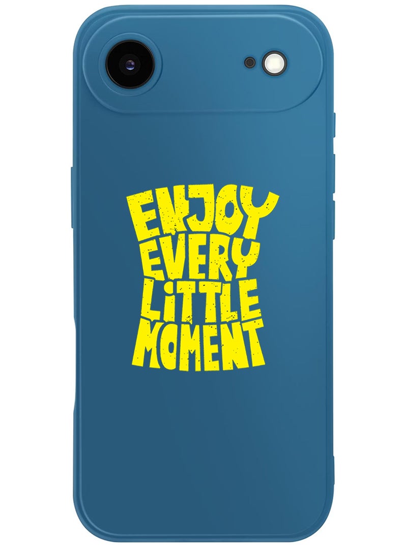 Theodor Protective Slim Fit Case Liquid Silicone Cover with Full Body Protection Anti-Scratch Shockproof Case For Apple iPhone 17 Air (Blue) enjoy every - Image 1