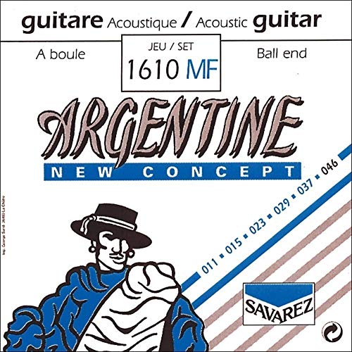 Savarez Strings set Argentine Light à ball end Accordion Accessory (1610MF) - Image 1